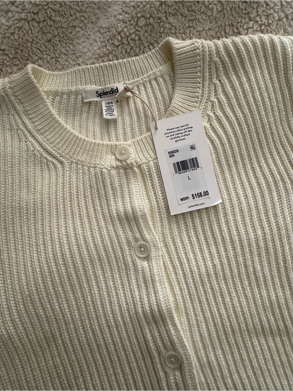 NWT Splendid Delilah Short Sleeve Cardigan - Picture 6 of 6